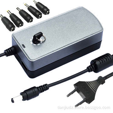 40W Small OEM Netbook Universal Adapter Chargers, 110 to 220V, 50/60Hz Input